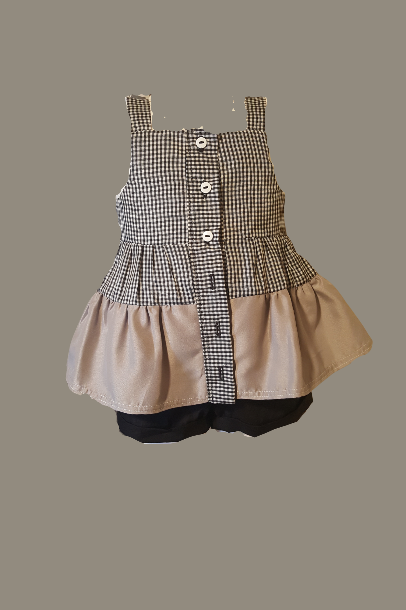 BLACK & GREY SHORT SET