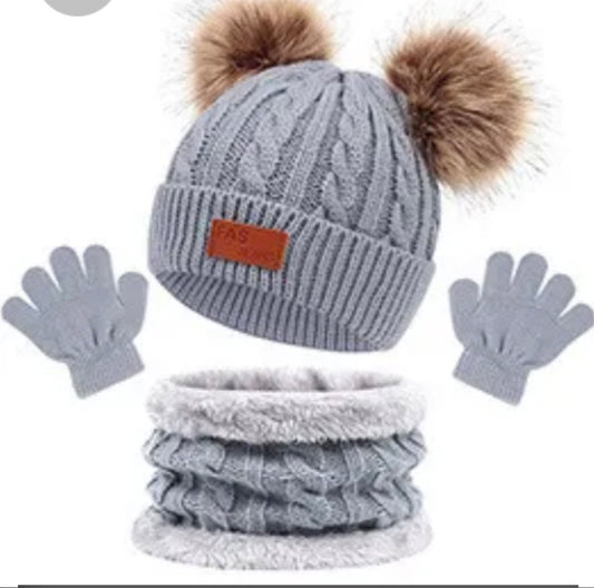 Winter Hat and Scarf Set