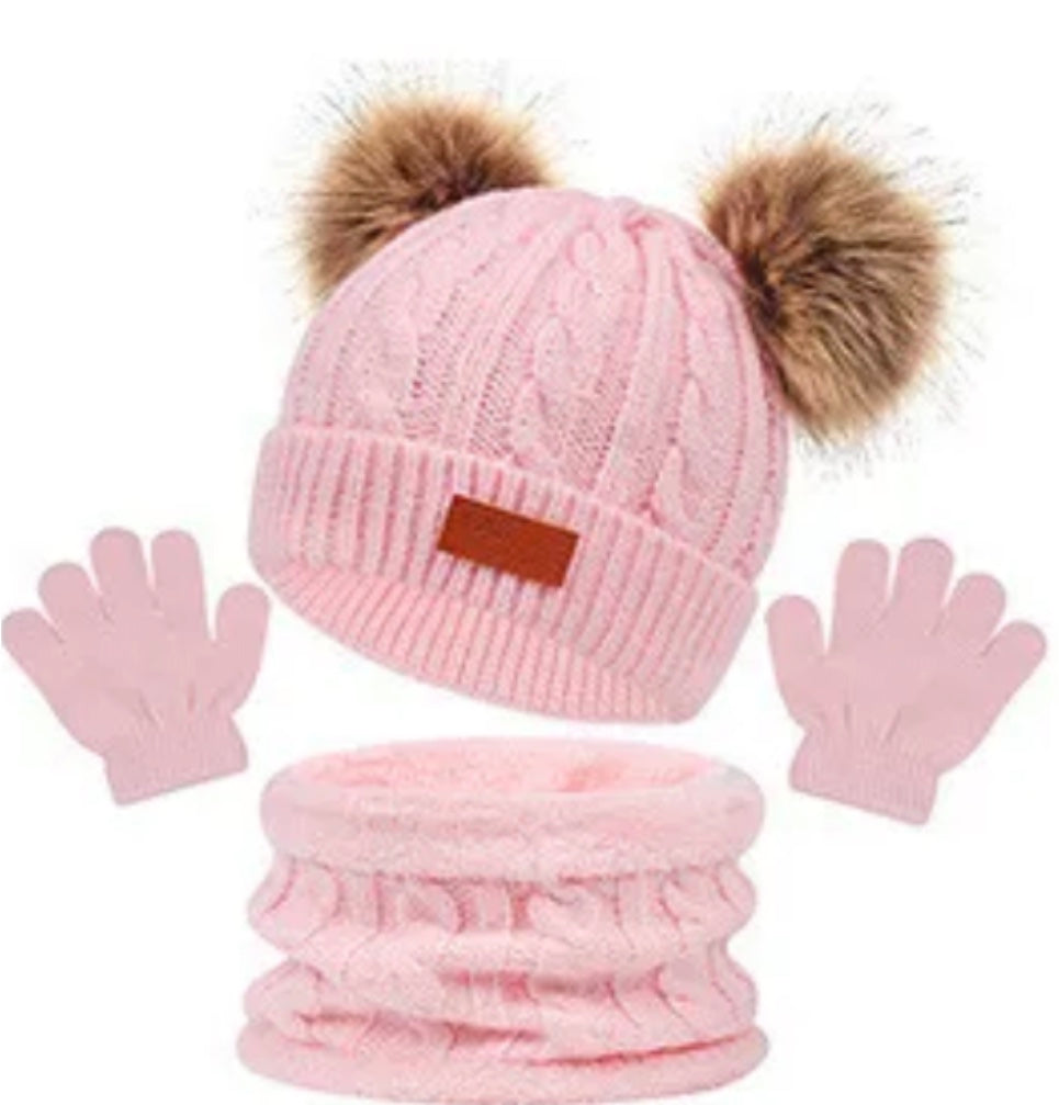 Winter Hat and Scarf Set