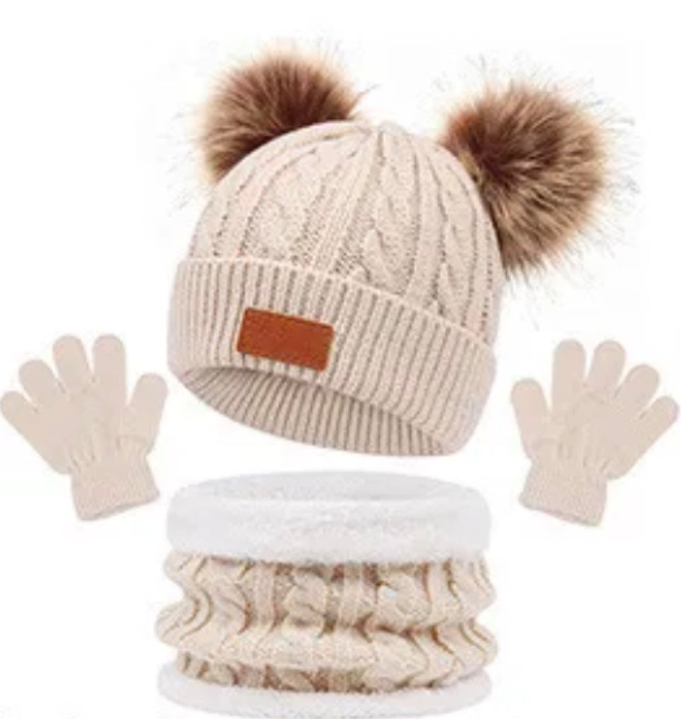 Winter Hat and Scarf Set