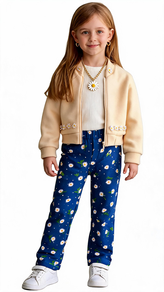 Daisy Yellow Jacket Set